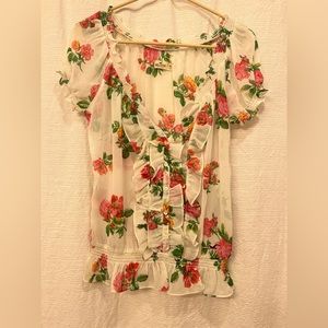 Hollister Flower Blouse
